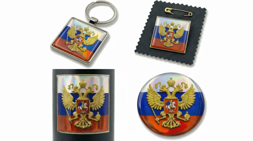 Брелоки, стикеры, значки, магниты 4D